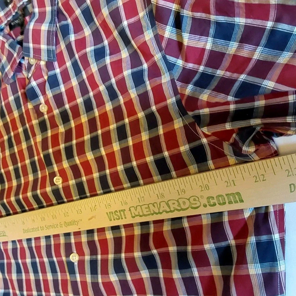 Banana Republic Men Grant Fit Shirt Non Iron Large 16-16.5 Casual Cotton Classic